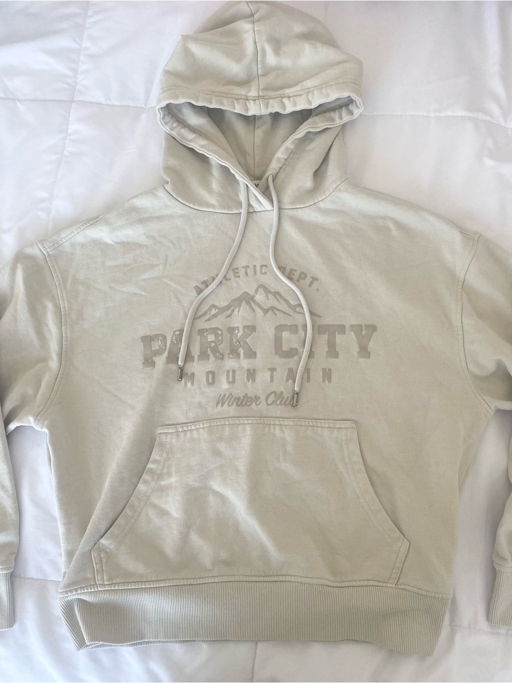 Garage Park City Mountain Graphic Hoodie - Light Cream